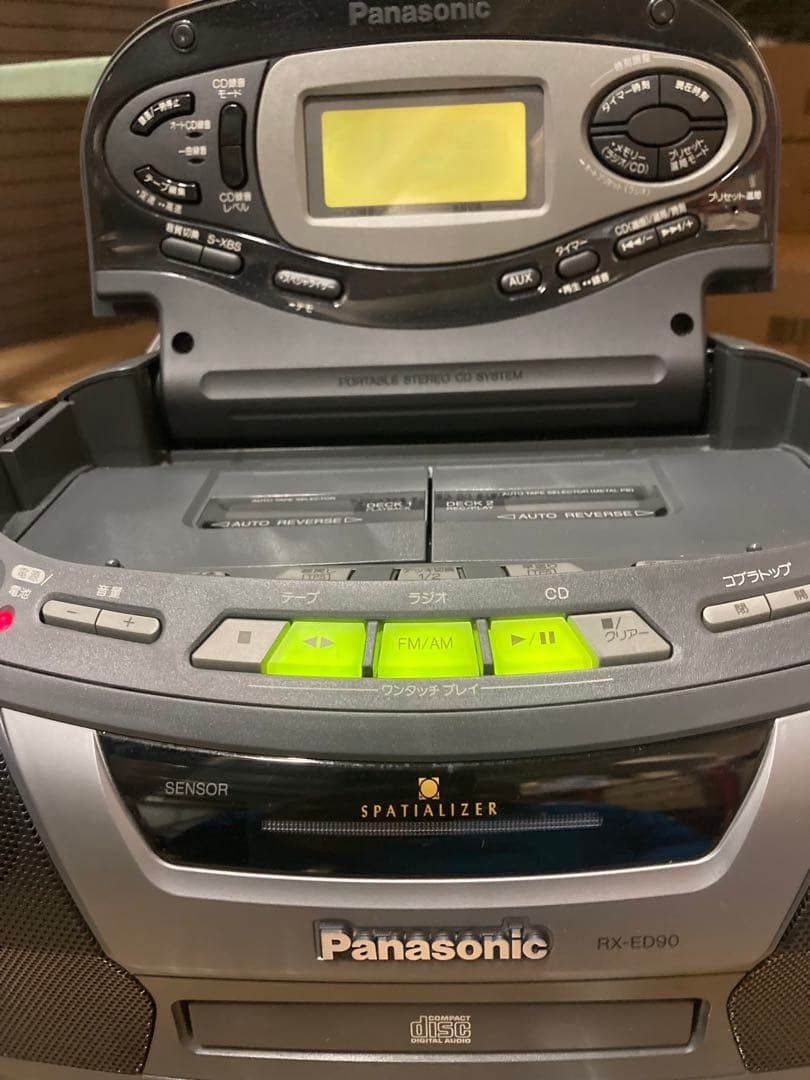 B0303)パナソニック　オーディオ　コブラトップ　RX-ED90-K