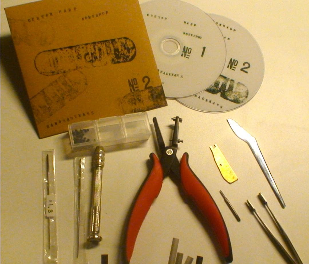 ハーモニカ　修理工具セット