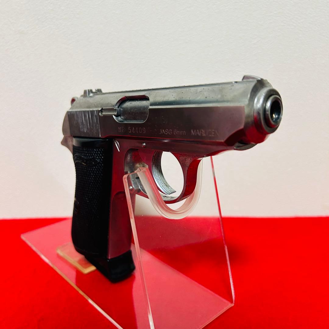 マルゼン　ワルサーPPK/S 2丁セット　ブラック　シルバー　ブラックメタル