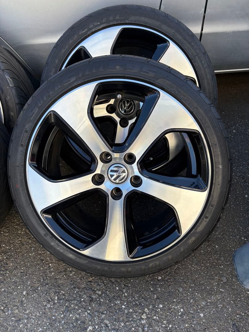 VW 5G ゴルフ 7 GTI 純正ホイール　タイヤ付き
