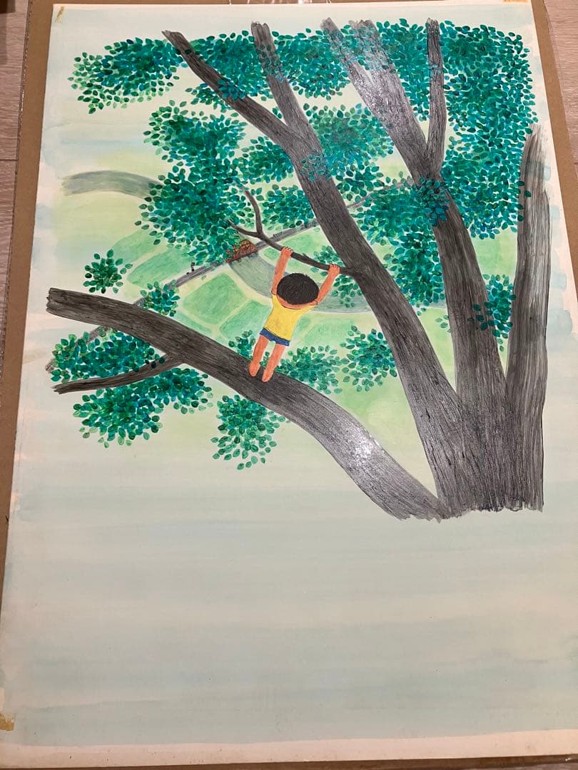 田畑精一先生の肉筆原画ワンダーブック昭和50年８月号に採用おしいれのぼうけん