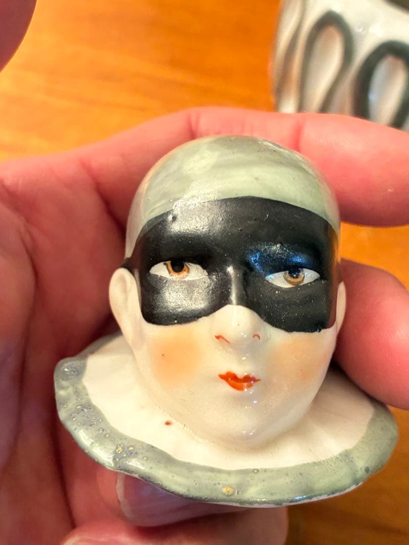 ビンテージ 30s ハーレクイン　ジェスチャー　アールデコ　アンティーク　レトロ