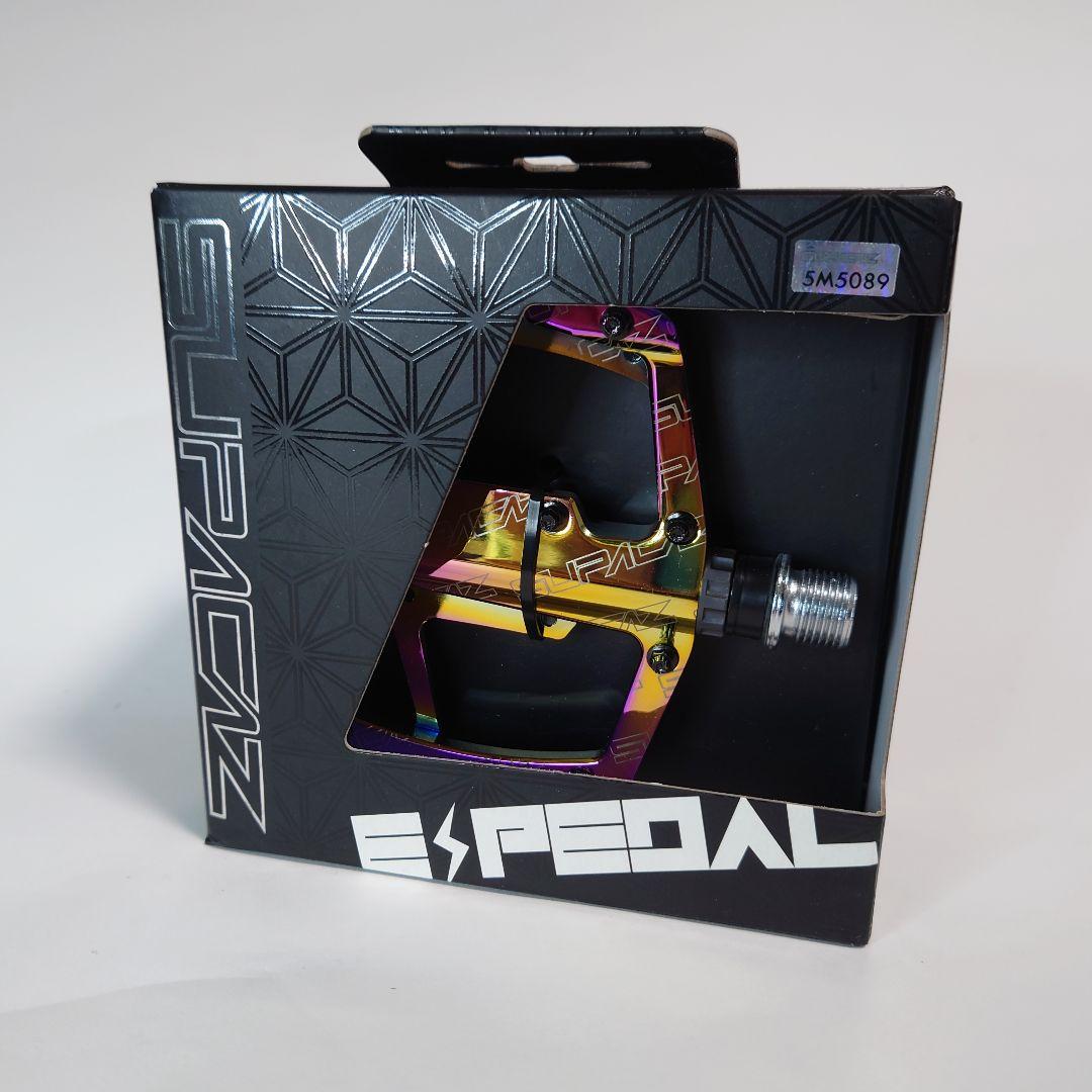 新品未開封 スパカズ ePEDALS オイルスリック フラットペダル