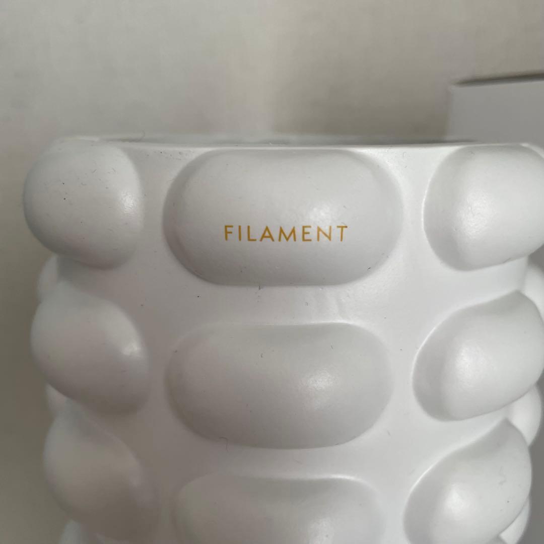 フィラメント☆ FILROLLERフィルローラー　ホワイト 筋膜ローラー