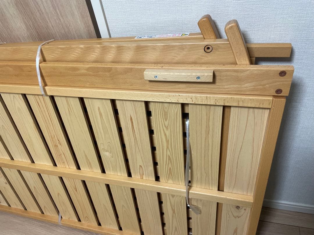 【手渡しで1万円お値引き！】Miki House 木製ベビーベッド