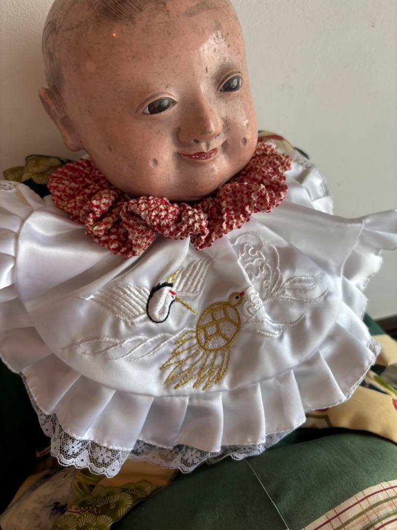 市松人形 訳あり　大正　昭和レトロ　 約53cm 日本人形　アンティーク　骨董