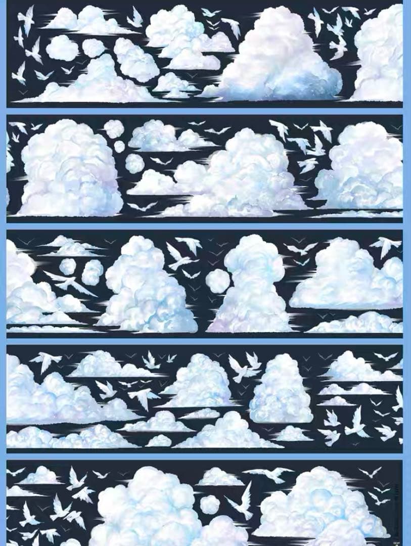 海外マスキングテープ巻売り 云遊浮遊 装飾マスキングテープ人物マステ