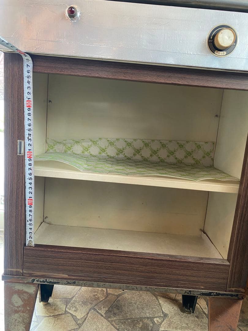 昭和レトロ 紫外線消毒器&保管庫 ライト点灯動作確認済み 希少 アンティーク