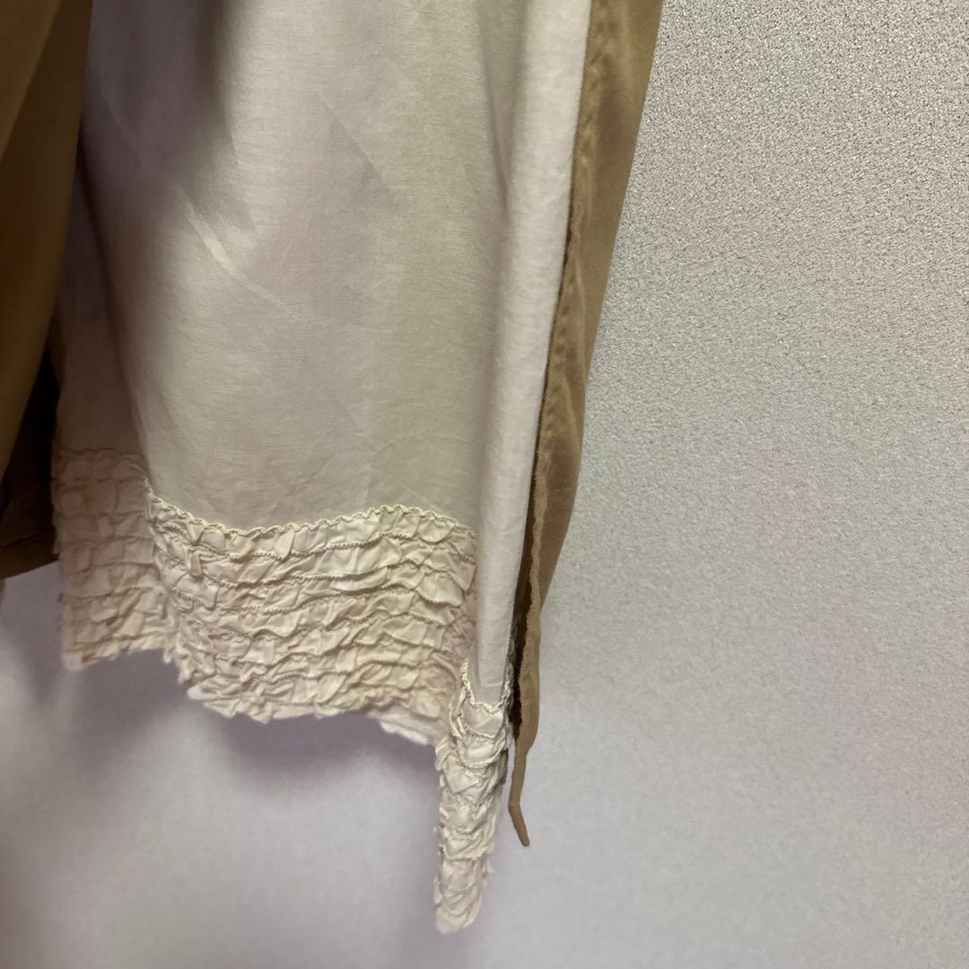 ピンクハウス ベージュ サイドボタン ガウチョパンツ