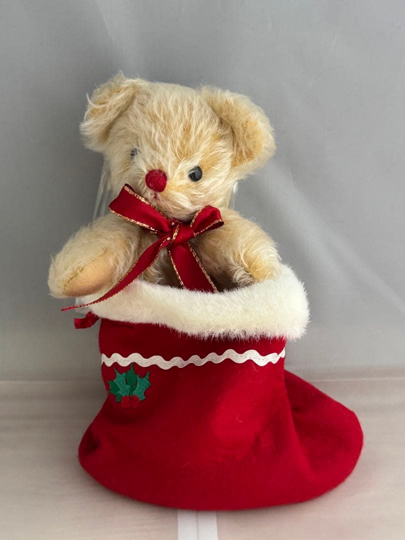 MerryThoughtクリスマスブーツ BearInChristmasBoot