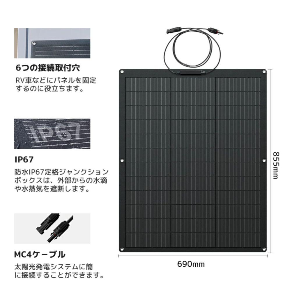 ⭐新型⭐未使用⭐️LVYUAN ソーラーパネル ️ 23% 超高効率 ※送料込み