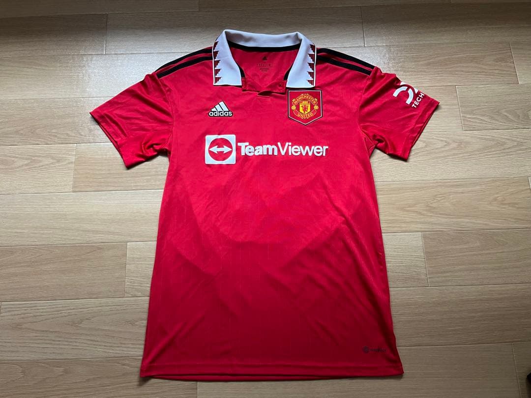 マンチェスターユナイテッドユニフォーム（ラッシュフォード選手）正規品。Mサイズ