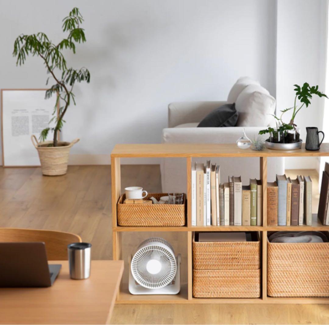 ⭐️超美品⭐️オプション付⭐️無印良品⭐️オーク材⭐️スタッキングシェルフ⭐️３段×２列