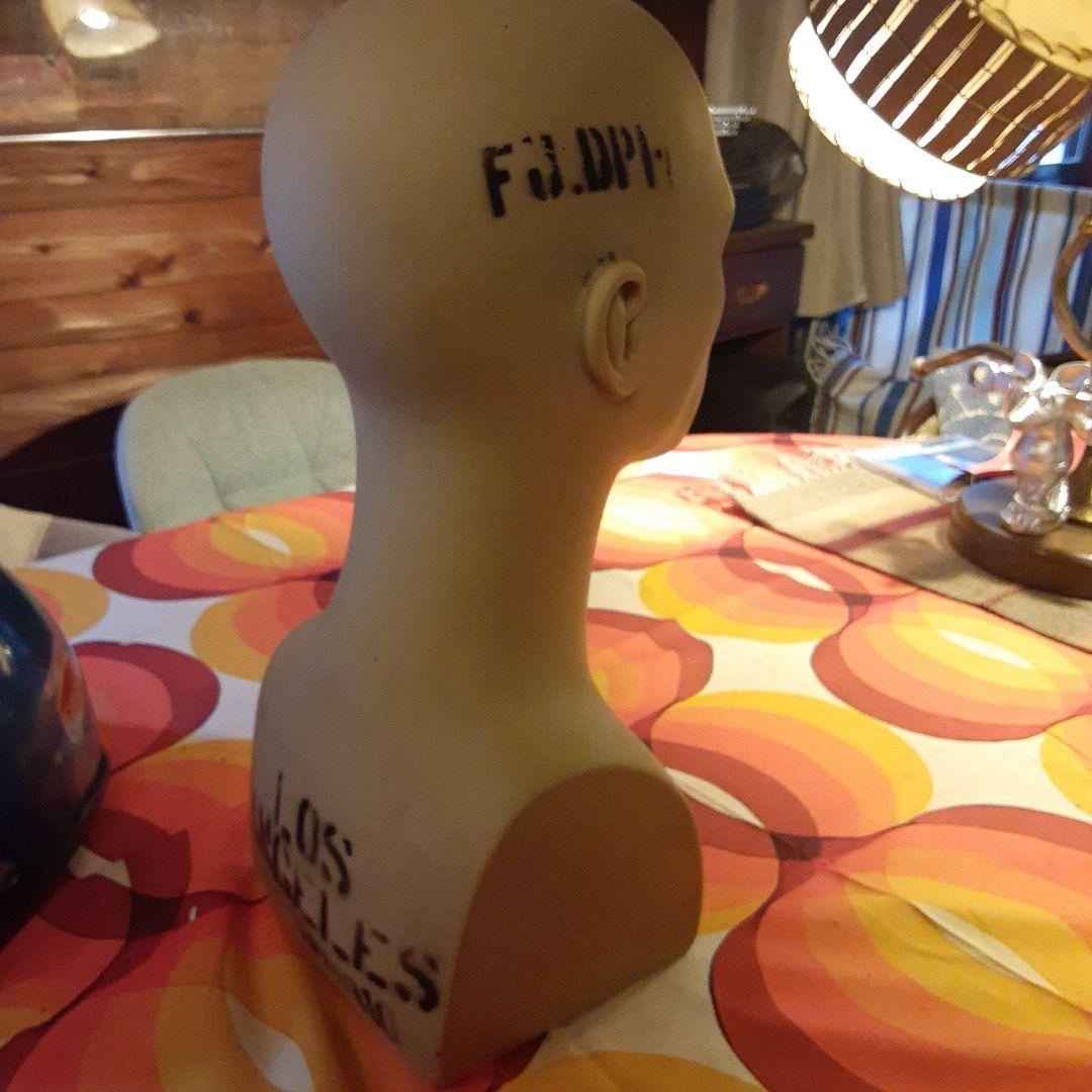 ヴィンテージ　USA製 ヘッドマネキン貴重