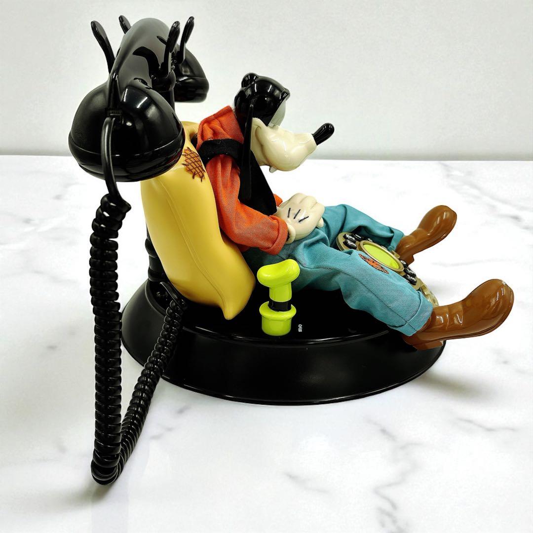 希少 完品 ディズニー グーフィー トーキングテレフォン 箱説明書付