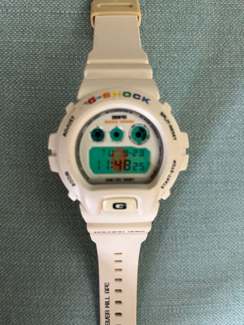 【稼動品】限定2000本 G-SHOCK ホワイト A Bathing Ape