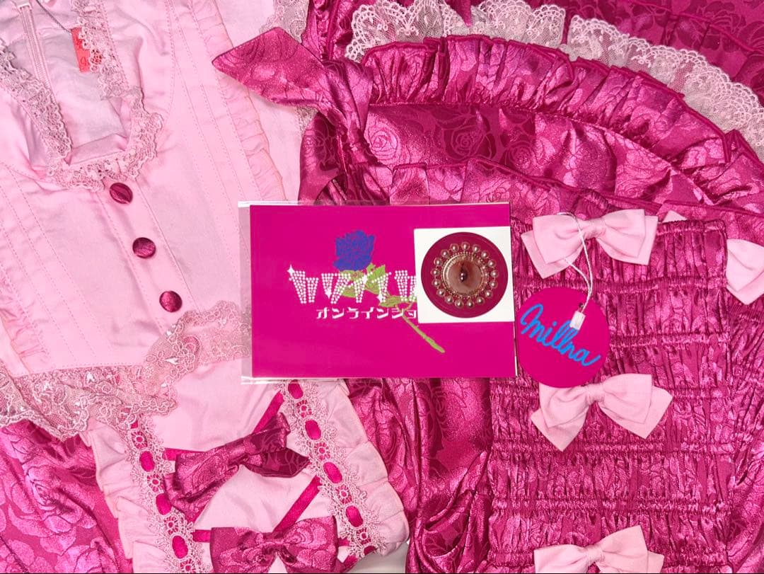 ショッキングロリィタ （ピンク）星箱works 4点セット millna