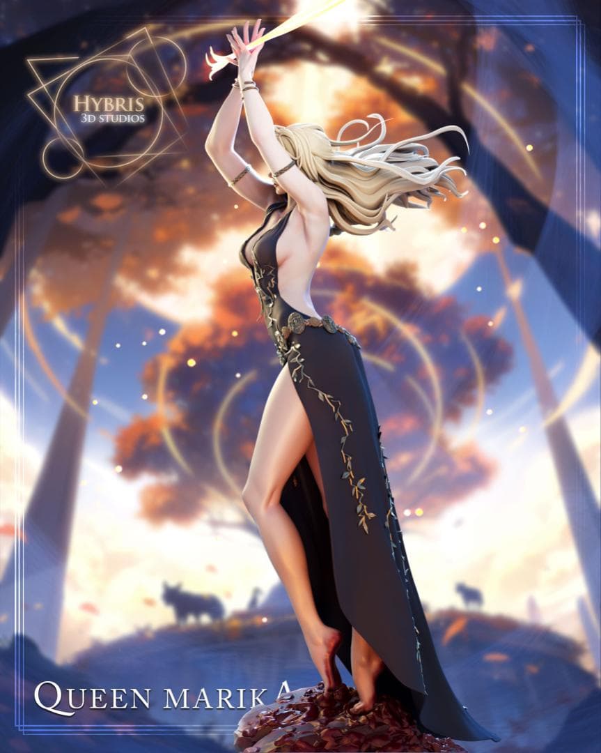 1/7　未塗装未組立　【 マリカ エルデンリング 】フィギュア　ガレージキット