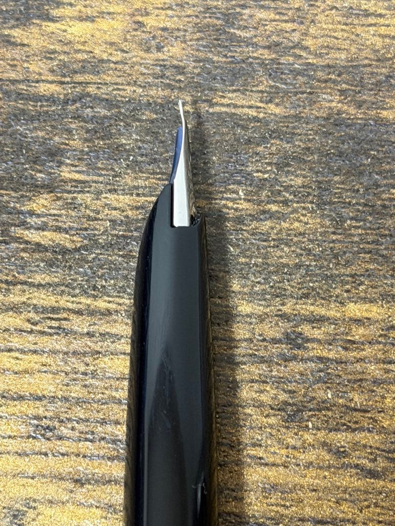 筆記確認&洗浄済　1977年製　蝕刻　エリート　18金　F パイロット　万年筆