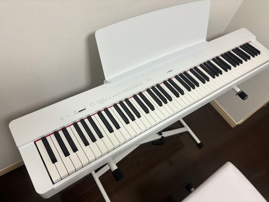 YAMAHA P-225 WH 電子ピアノ 88鍵盤 美品2024年製