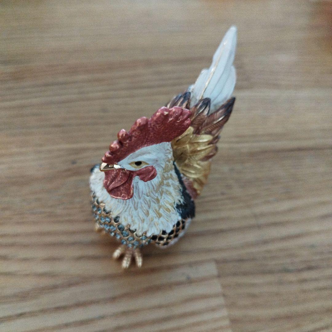 ニワトリ型小物入れ