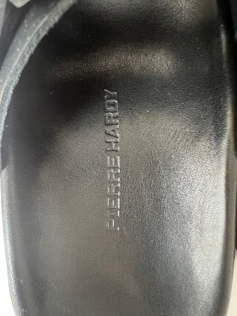 ピエールアルディ　クロスライドサンダルブラック36