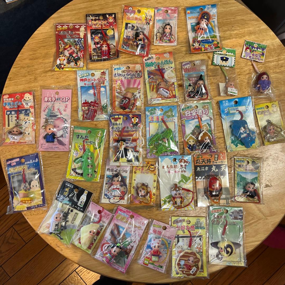キューピーご当地ストラップ 31個セット+おまけ 未開封未使用