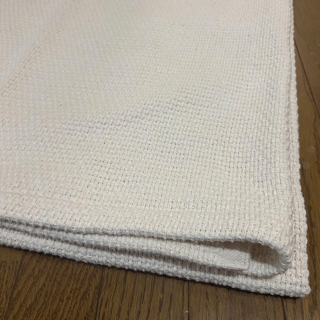 無印良品　インド綿 手織ラグ 約200cm x 200cm 美品