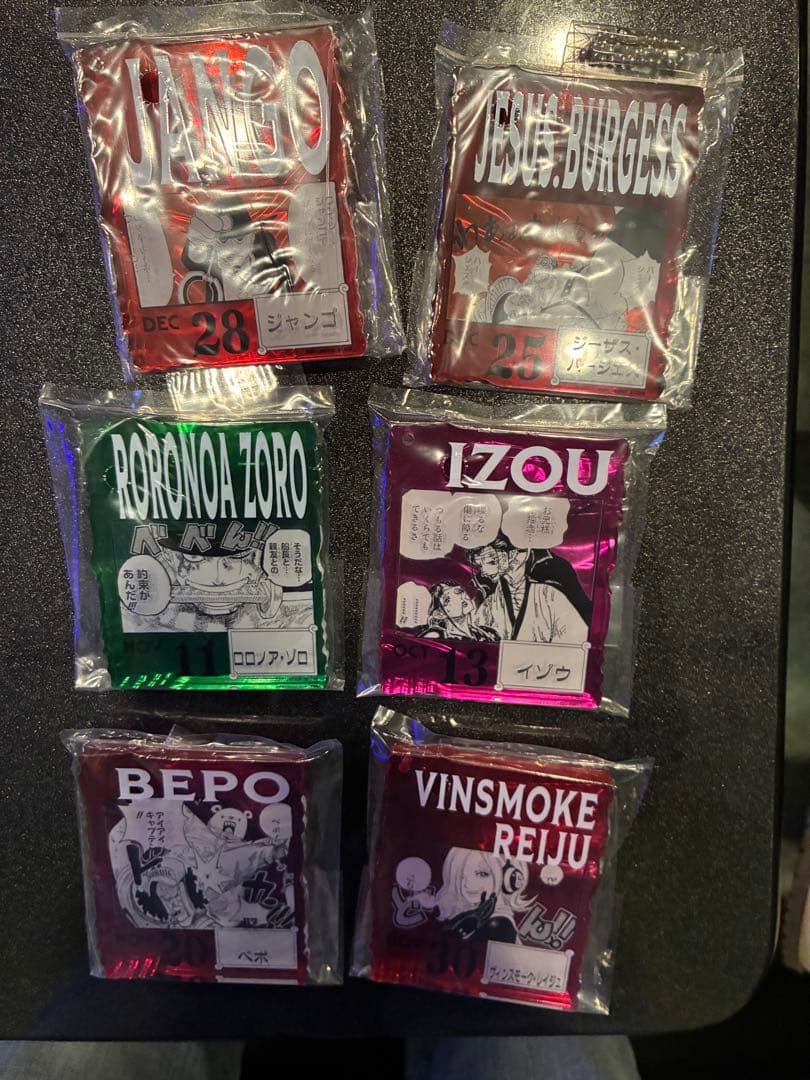 ワンピース　ベースショップ　1番くじ　アクリル