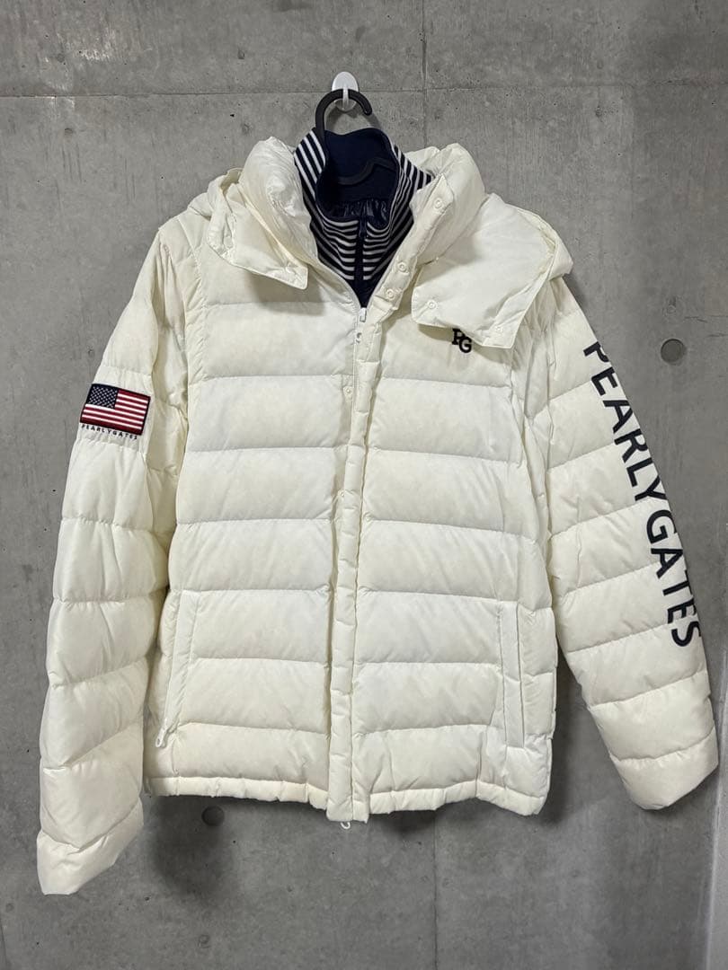 【美品】パーリーゲイツ　ダウンブルゾン(インナージャケット付)/サイズ6