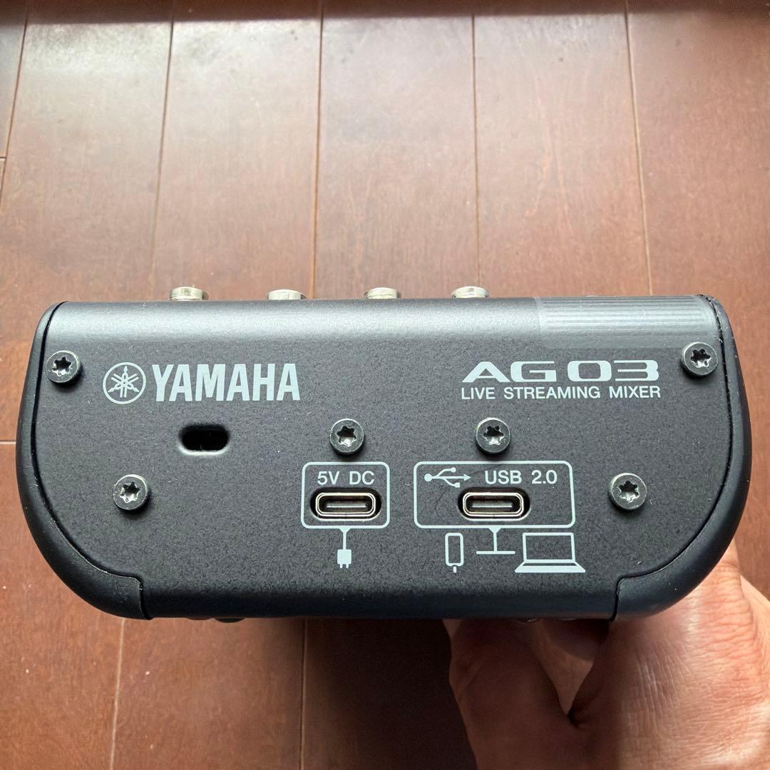 Yamaha AG03 MK-2ライブストリーミングミキサー