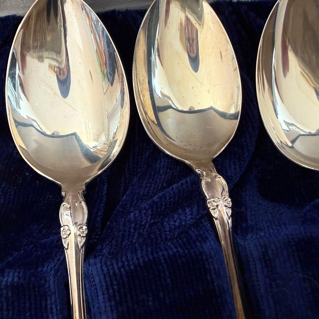 純銀SIVER950 ティースプーンセット　6本　約87g