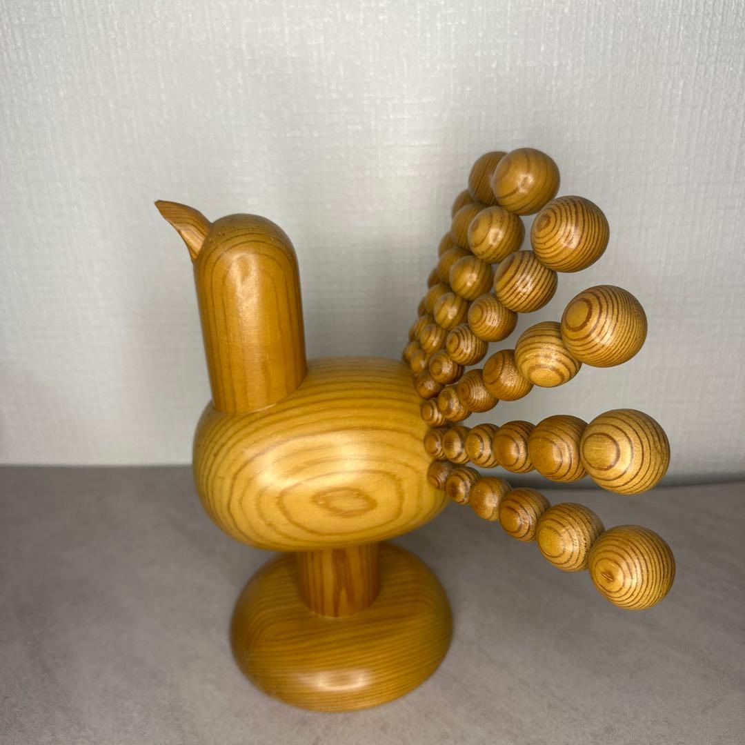 Aarikka Peacock object / アーリッカ 孔雀のオブジェ