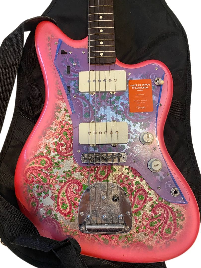 フェンダーJazzmaster 2018 Pink Paisley フィルム付き