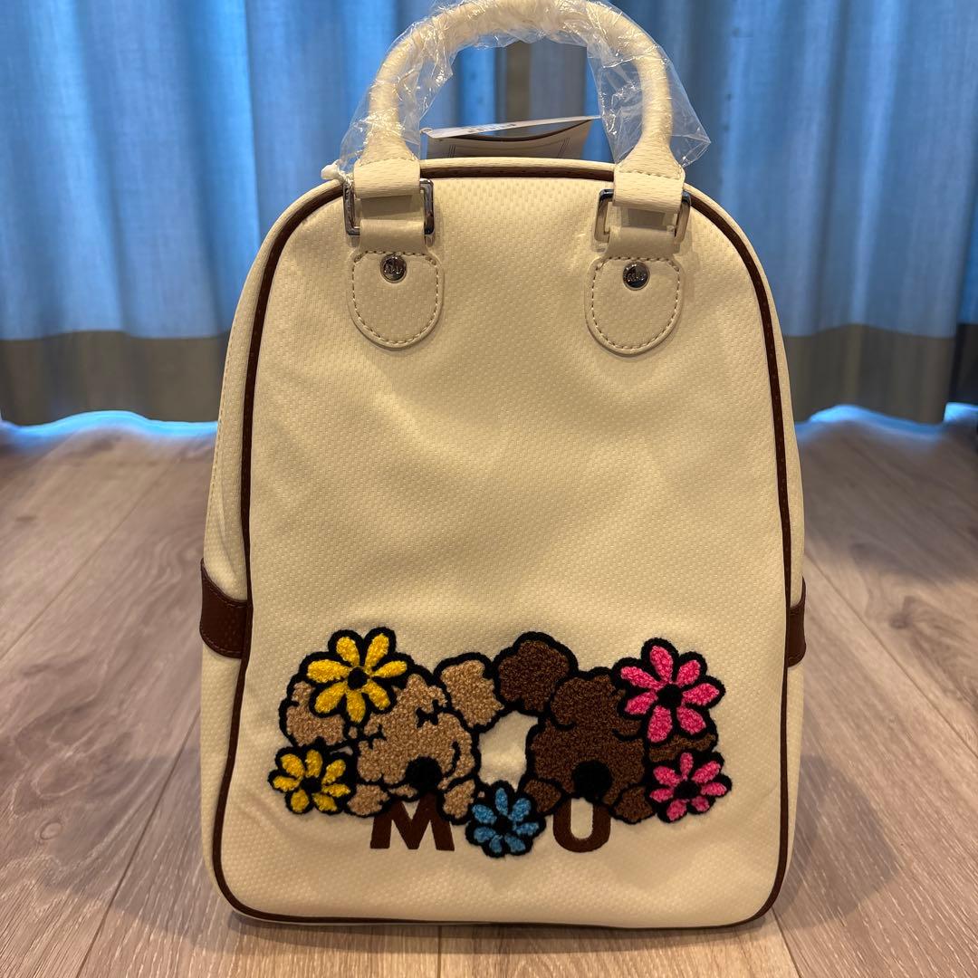 ★2025秋冬新品未使用★MU SPORTS サガラ刺繍ゴルフバッグ 3点セット