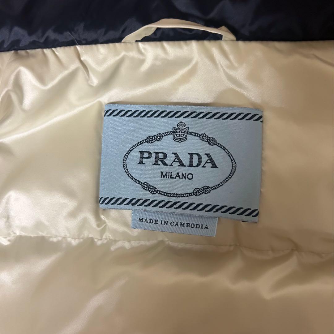 ★PRADA★プラダ★ダウンベスト★三角プレート★ネイビー★290546★