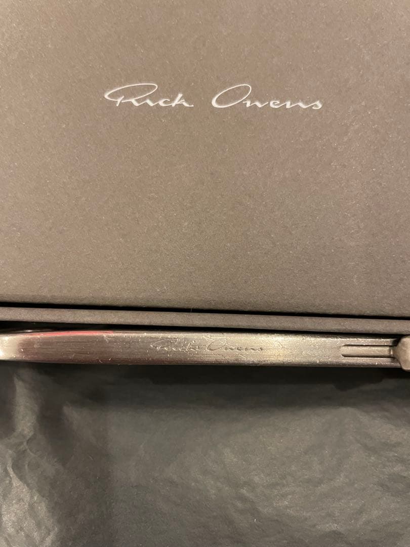 Rick Owens シルバー カラビナキーリング