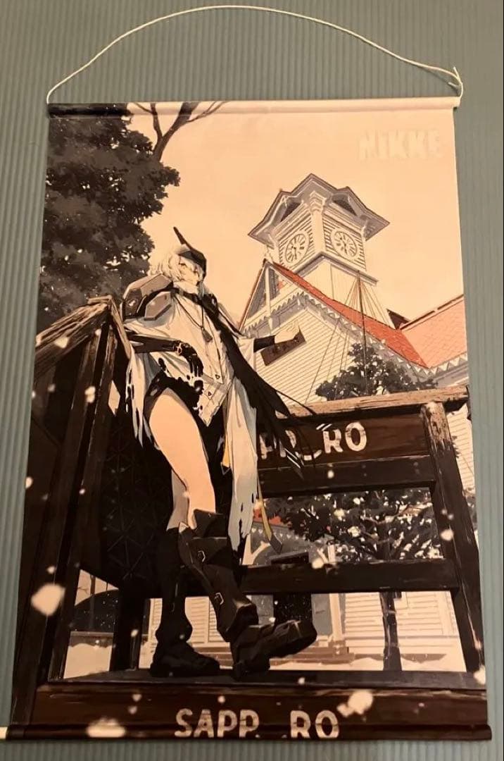 勝利の女神 NIKKE エリア防衛戦 北海道限定 スノーホワイト タペストリー