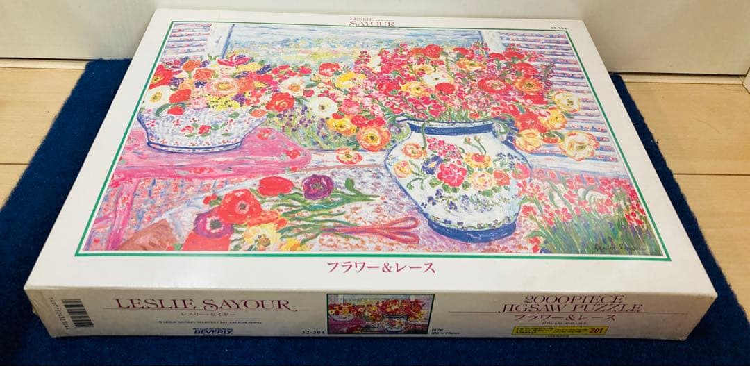 【新品未開封】フラワー&レース　レスリーセイヤー　ジグソーパズル　2000ピース