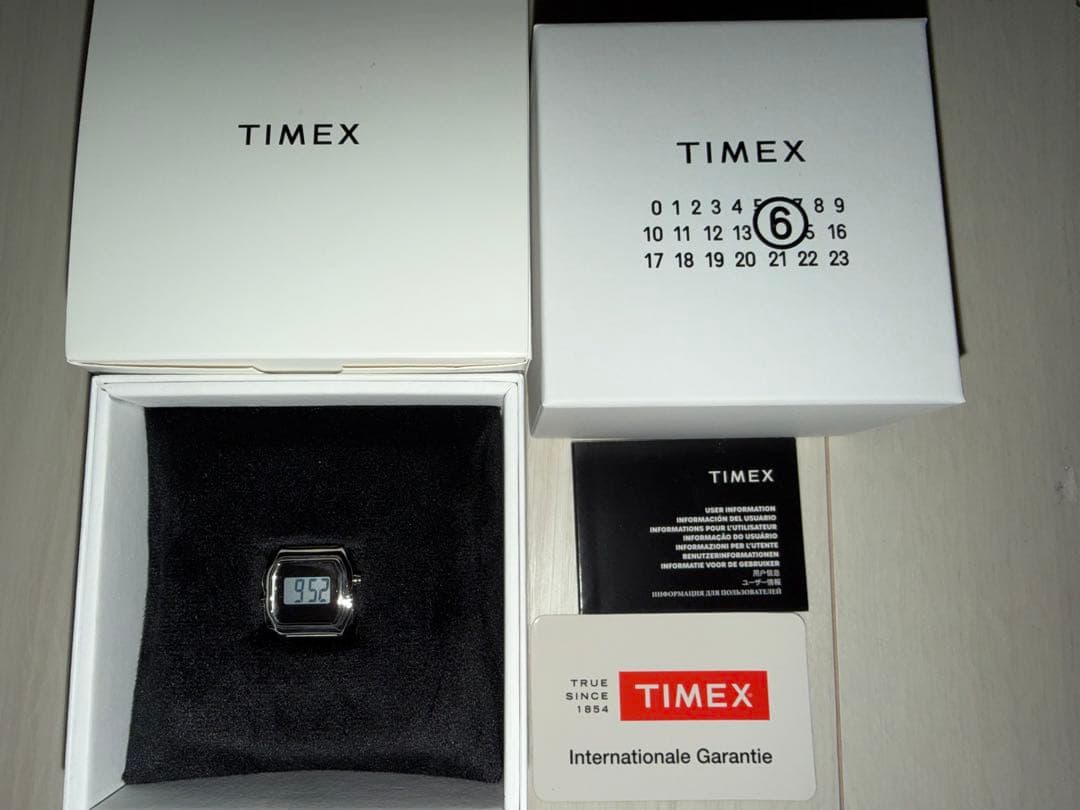 TIMEX×MM6 Maison Margiela Ring Watch S/M
