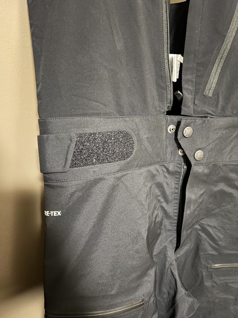 ノースフェイス パウダーガイドライトビブ WMブラック