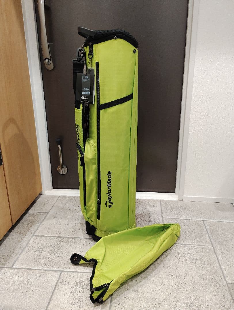 完売【希少】テーラーメイド、スリム7キャディバック、黄緑インチ