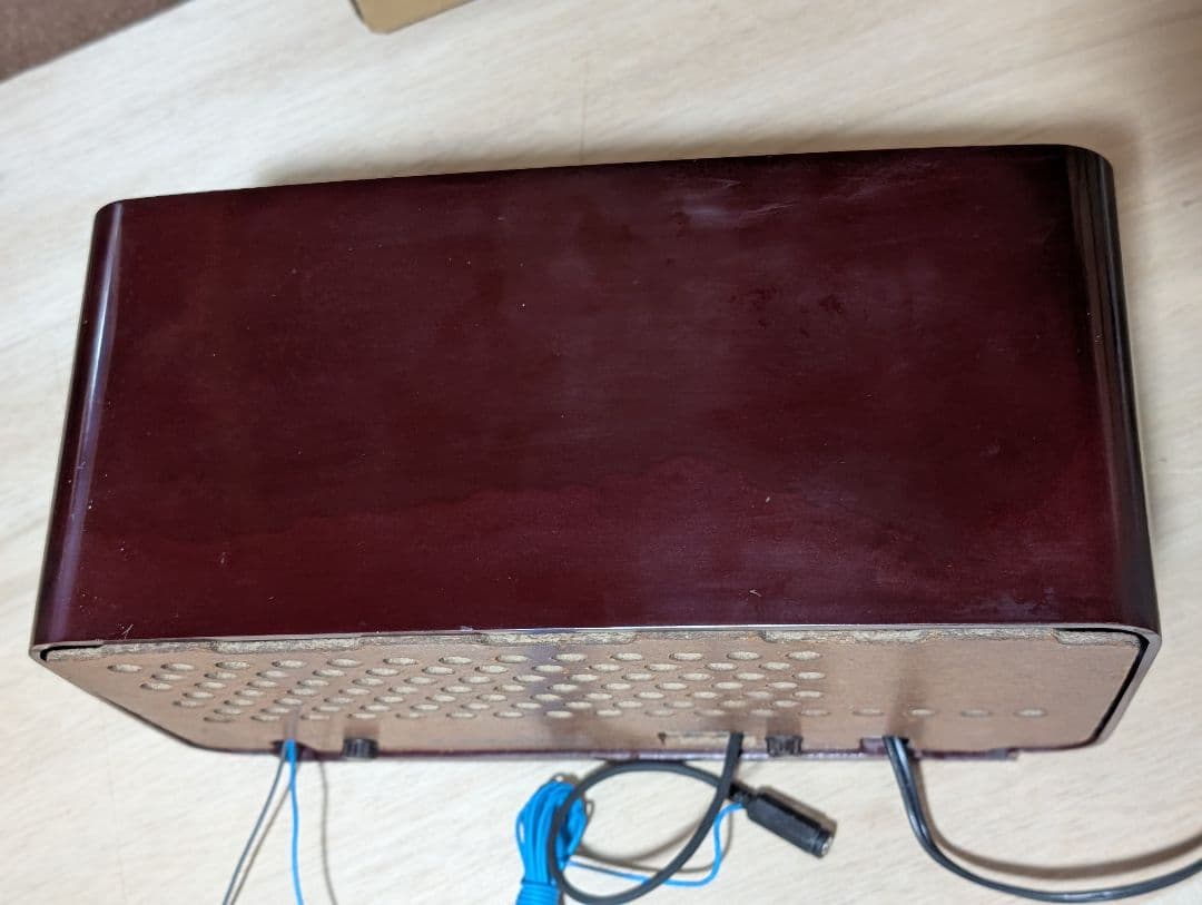 Bluetooth付　素朴な昭和レトロ真空管ラジオ　哀愁　DL-340