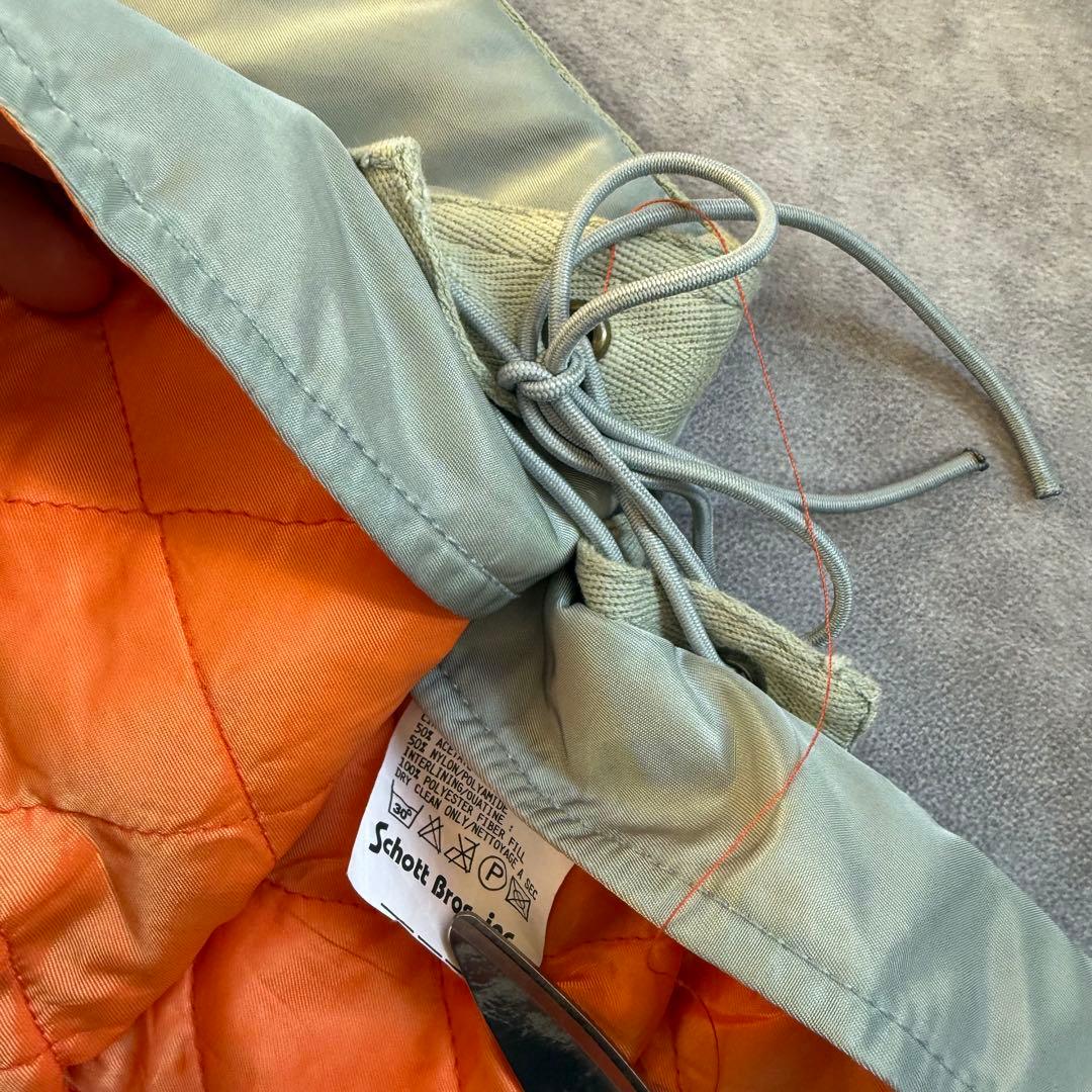 Schoot ライナーベスト 86 19-M5 グレー フライトジャケット