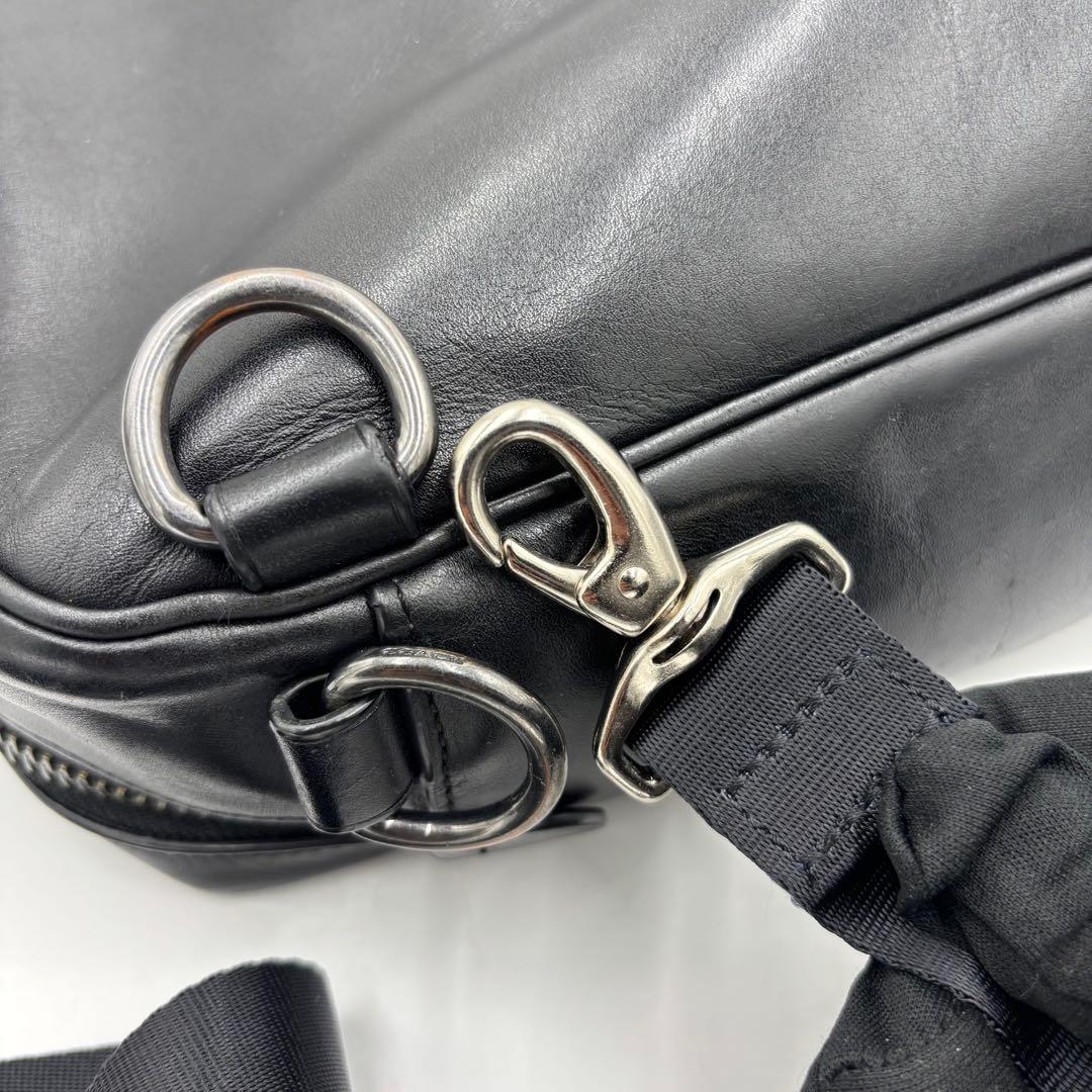 コーチ 3way レザー ビジネスバッグ ブリーフケース リュック C6877