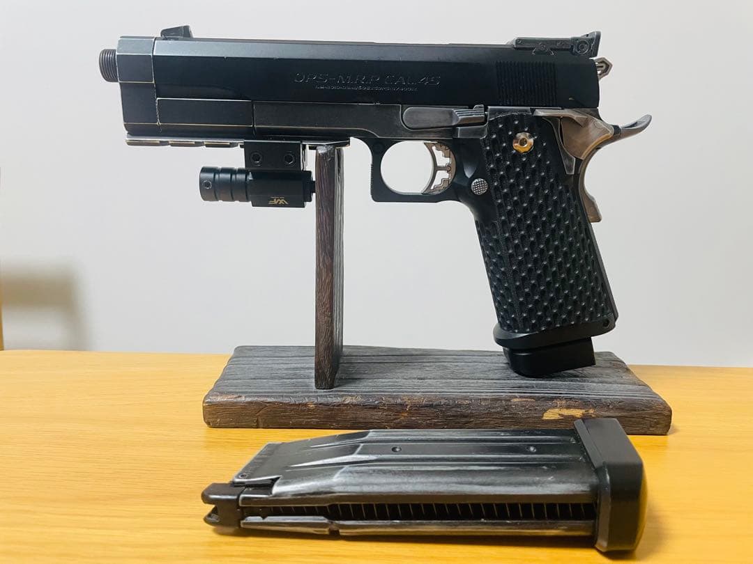 ★東京マルイ　OPS−MRP CAL45 レーザーポインター付　ガスガンジャンク