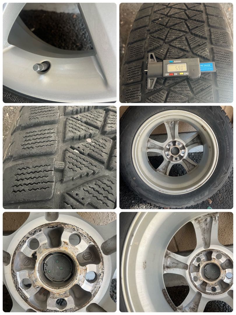 レクサス 初期 RX 18インチ タイヤつきホイール スタッドレス ブリヂストン