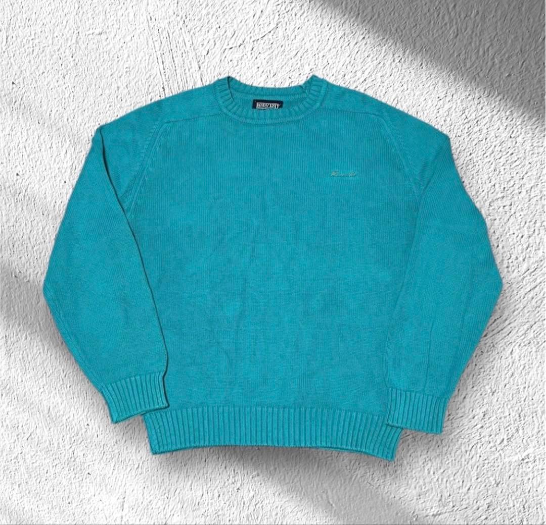 美品 USA製 LANDS' END ランズエンド ドリフターセーター 90s