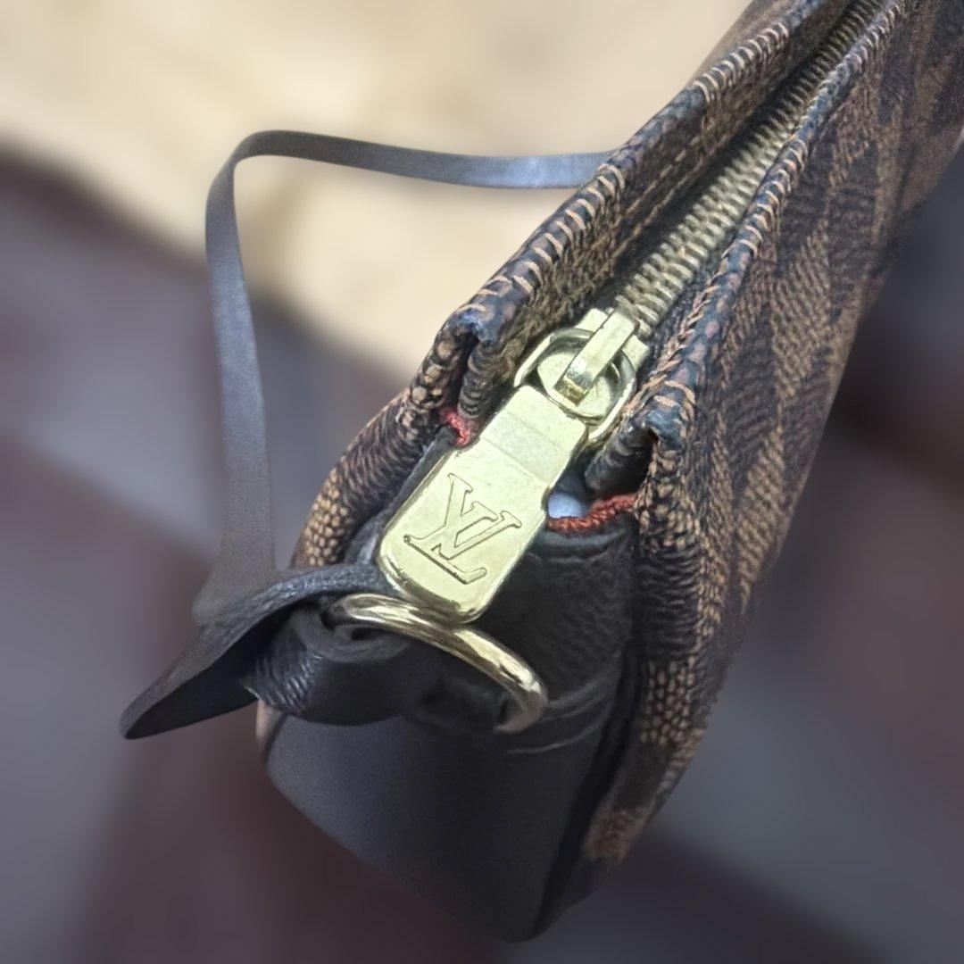 ルイヴィトン メイクアップ アクセサリーポーチ ショルダー ダミエ