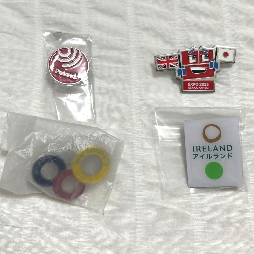 関西大阪万博2025パビリオンピンバッジ4個セット